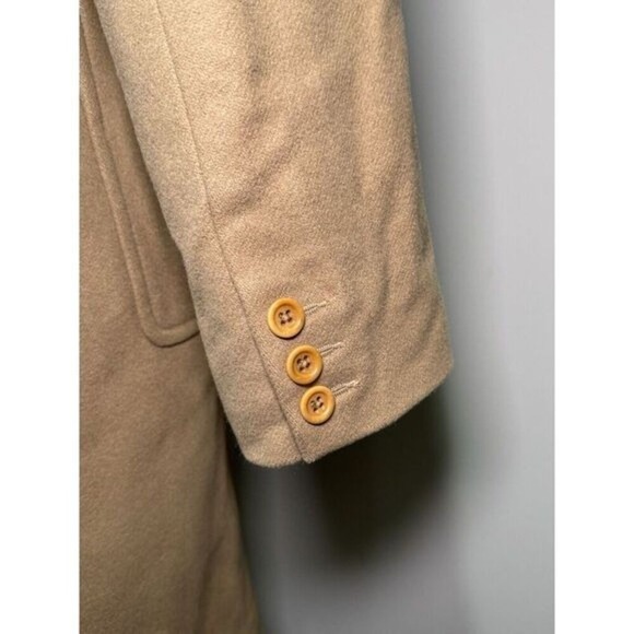 J.Crew Wool Blend Beige Overcoat Women Medium Classic Preppy Neutral Winter - Picture 3 of 7